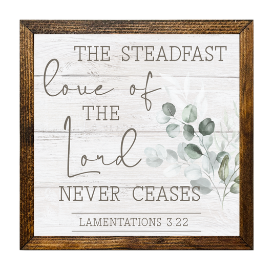 TIMBERLAND FRAME STEADFAST LOVE OF THE LORD