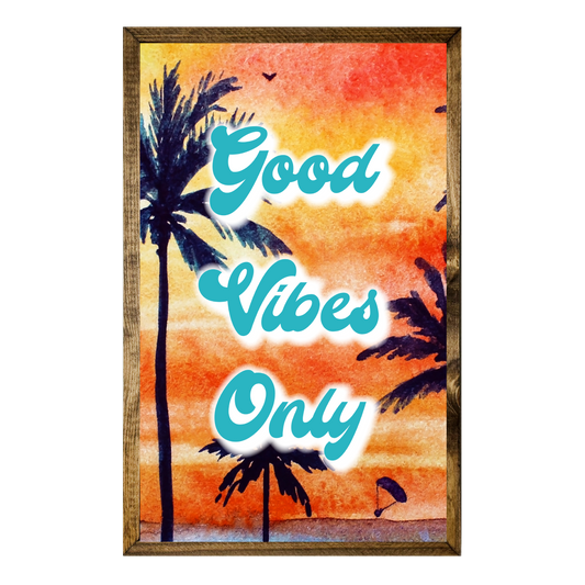 TIMBERLAND FRAME GOOD VIBES ONLY SUNSET PALM