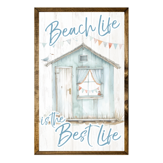 TIMBERLAND FRAME BEACH LIFE BEST LIFE CUTE COTTAGE