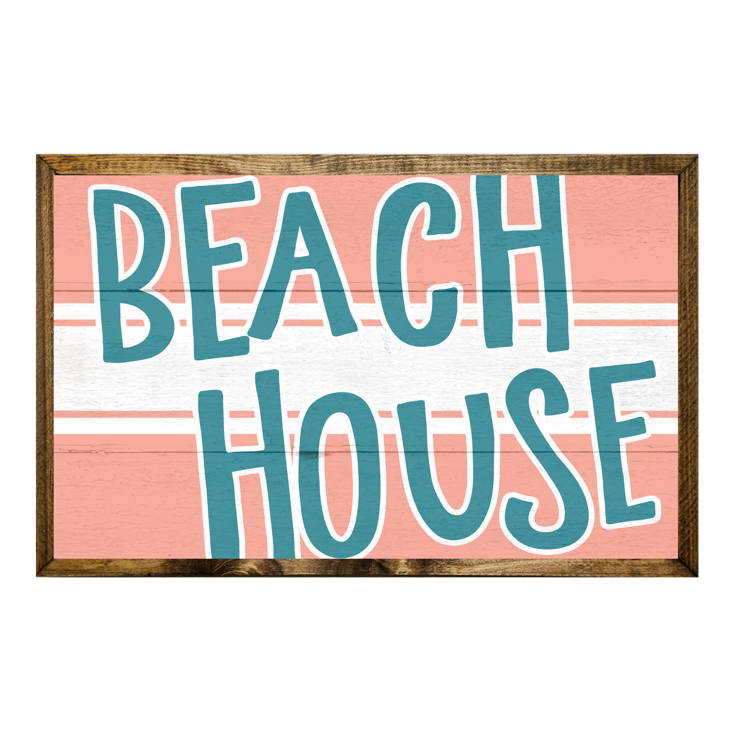 TIMBERLAND FRAME BEACH HOUSE CORAL AND TEAL