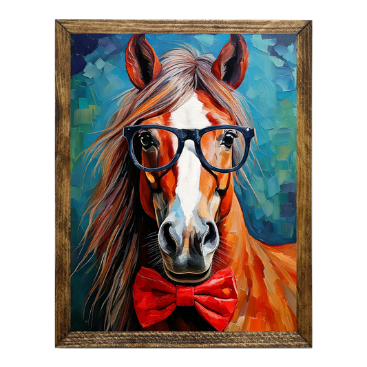 ARTISTIC SERIES TIMBERLAND- ANIMALS WITH GLASSES HORSE