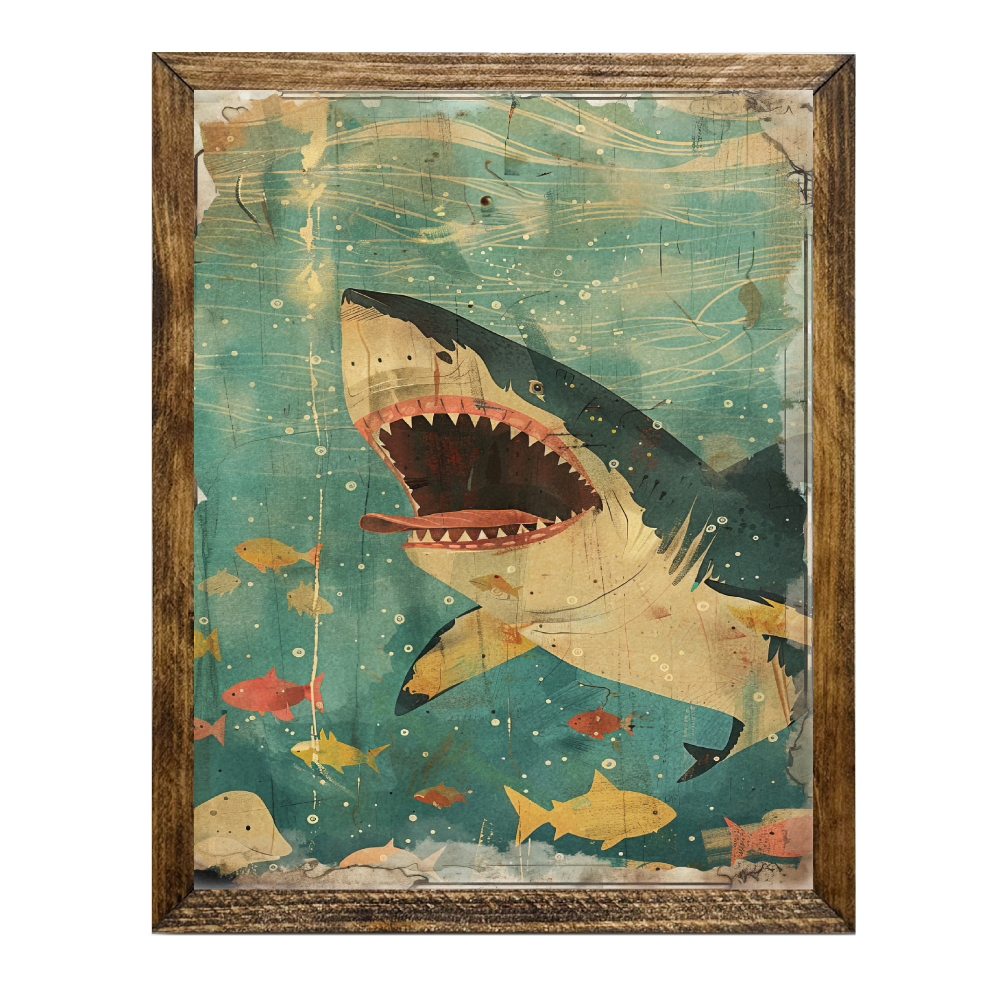 TIMBERLAND FRAME JUNK JOURNAL JAWS SHARK
