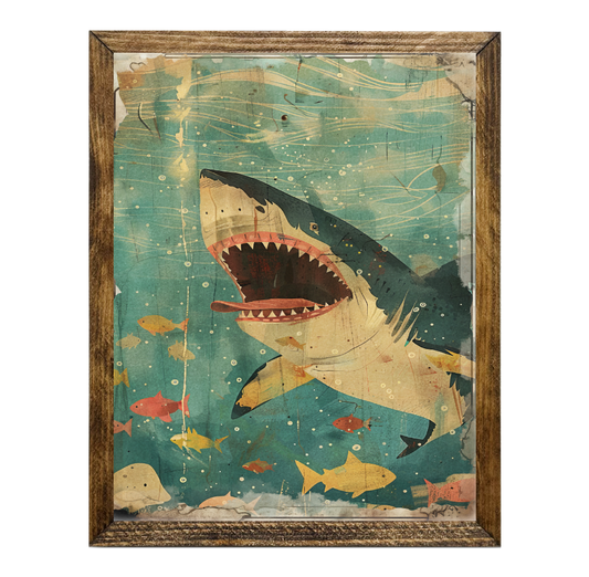 TIMBERLAND FRAME JUNK JOURNAL JAWS SHARK