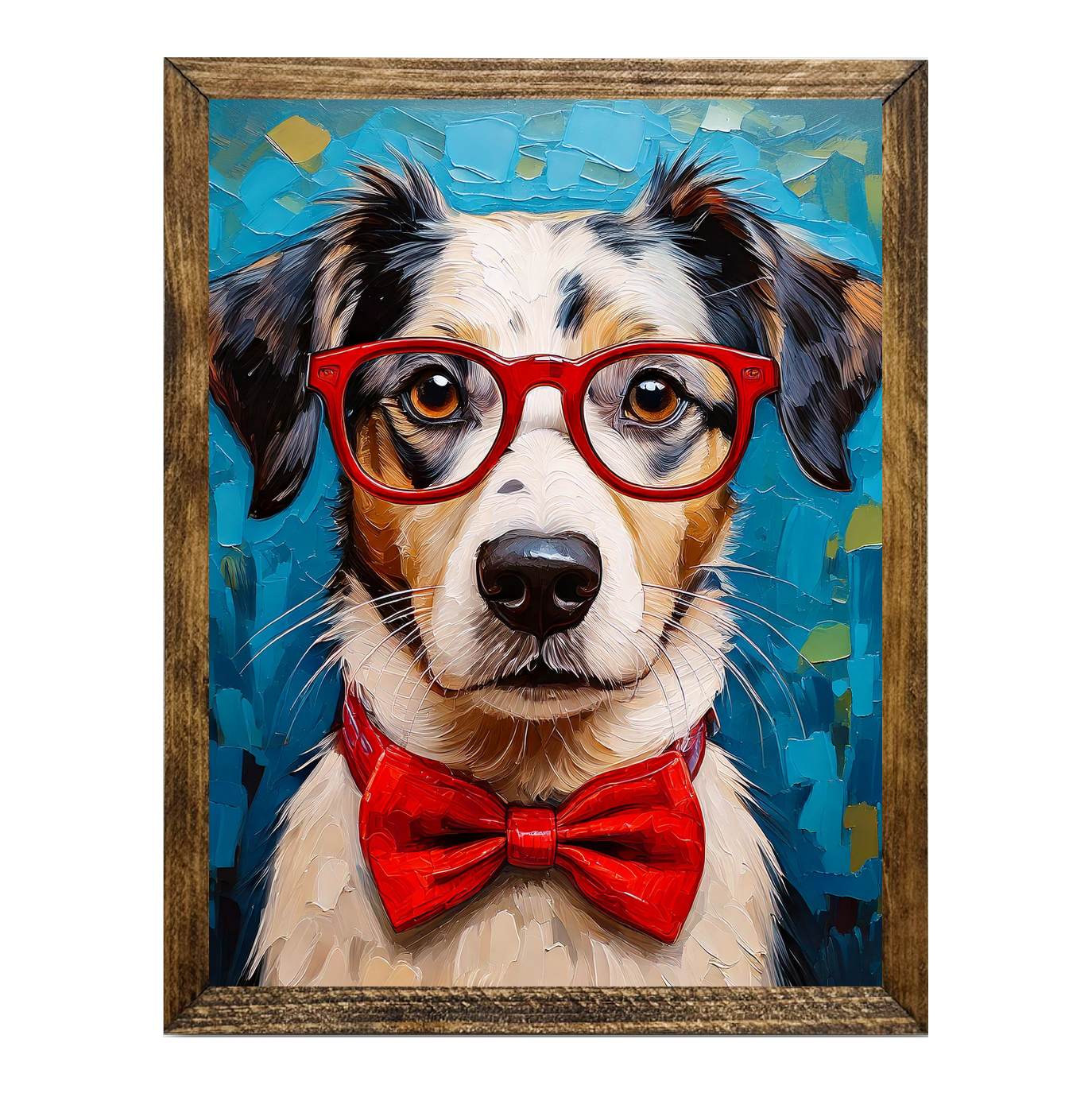 ARTISTIC SERIES TIMBERLAND- ANIMALS WITH GLASSES SPECKLE DOG