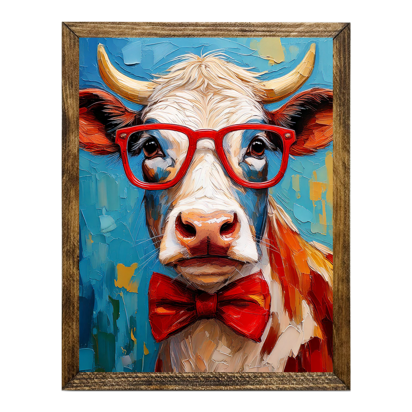 ARTISTIC SERIES TIMBERLAND- ANIMALS WITH GLASSES COW