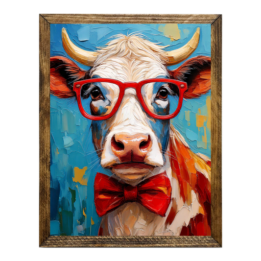 ARTISTIC SERIES TIMBERLAND- ANIMALS WITH GLASSES COW
