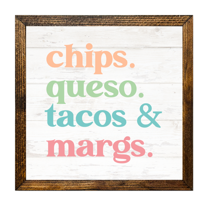 TIMBERLAND FRAME CHIPS QUESO TACOS MARGS