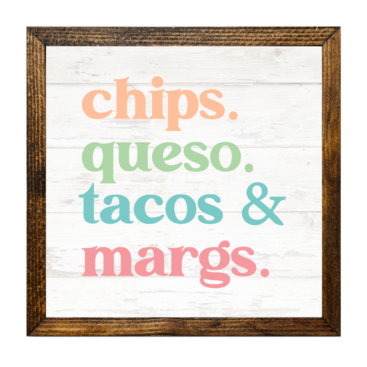 TIMBERLAND FRAME CHIPS QUESO TACOS MARGS
