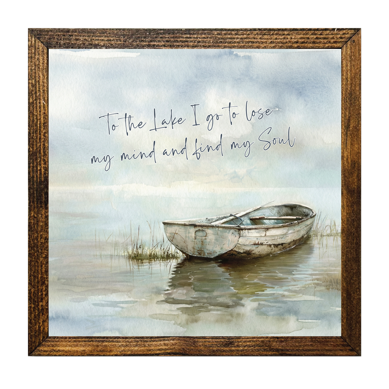 TIMBERLAND FRAME TO THE LAKE I GO...FIND MY SOUL