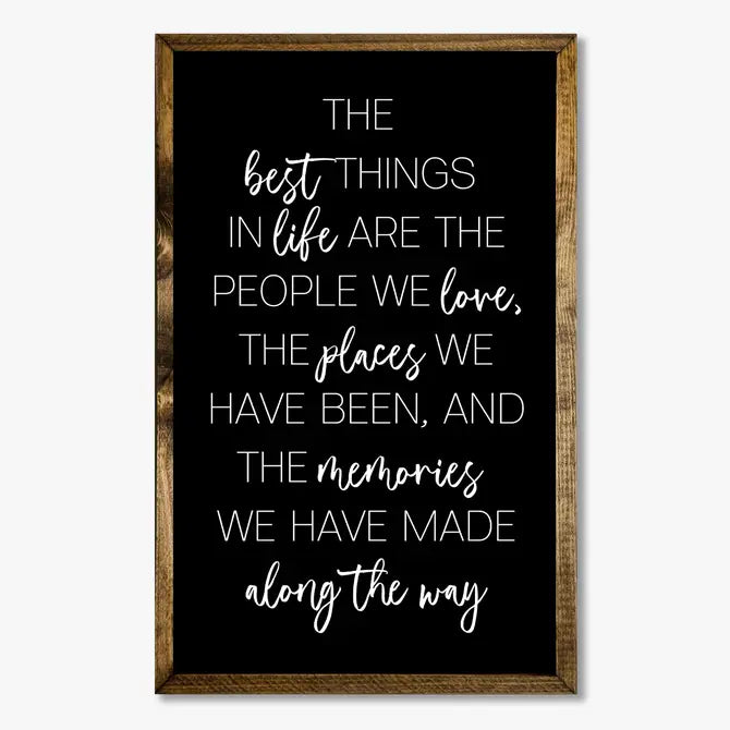TIMBERLAND FRAME THE BEST THINGS IN LIFE