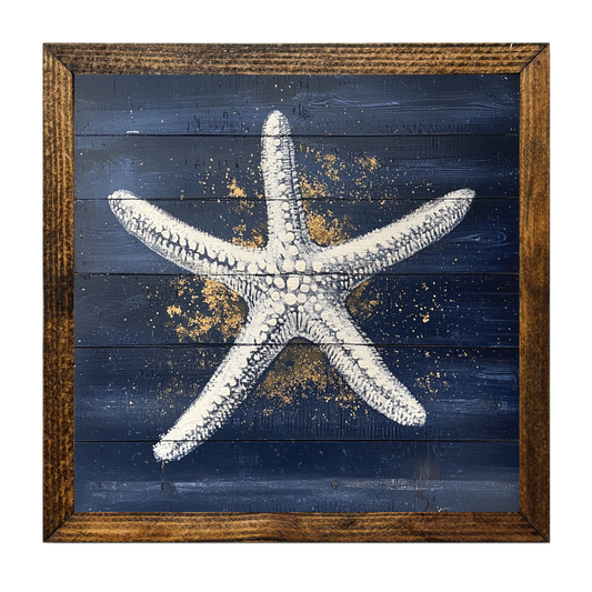 ARTISTIC SERIES TIMBERLAND- BLUE AND GOLD STARFISH