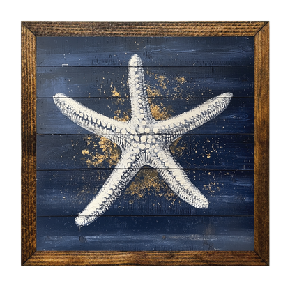 ARTISTIC SERIES TIMBERLAND- BLUE AND GOLD STARFISH