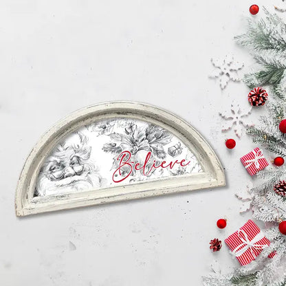 FRAMED CANVAS SANTA BELIEVE