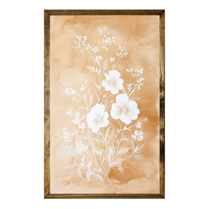 TIMBERLAND FRAME TERRACOTTA FLORAL WITH WHITE WILDFLOWER