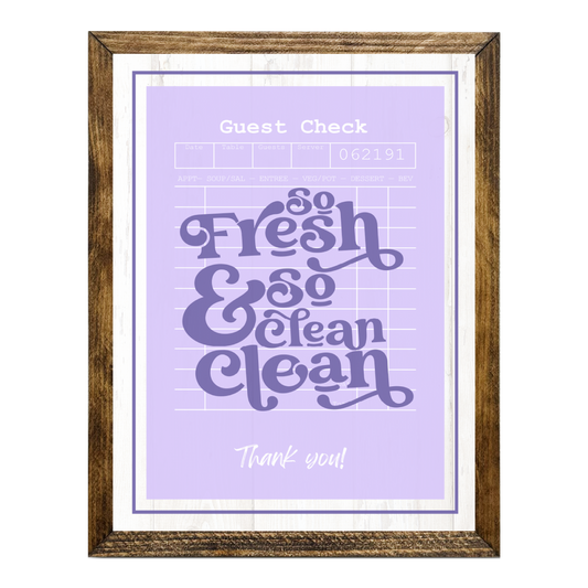 TIMBERLAND "GUEST CHECK SERIES"- SO FRESH AND SO CLEAN CLEAN