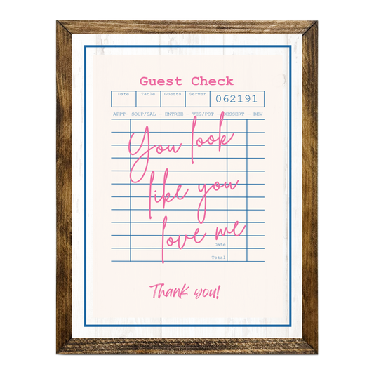 TIMBERLAND "GUEST CHECK SERIES"- YOU LOOK LIKE YOU LOVE ME