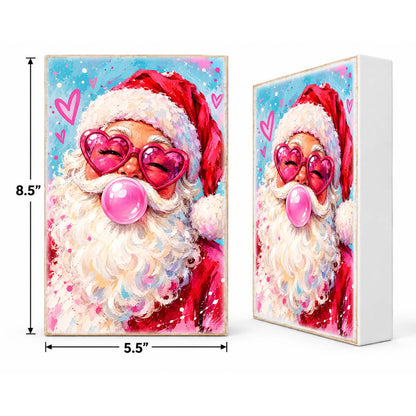 Mix & Match Christmas Block 2 for $20- Bubblegum Santa Heart Eyes