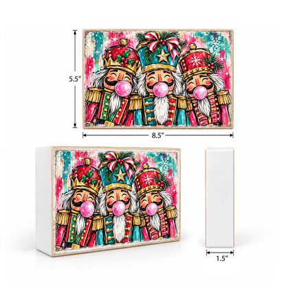 Mix & Match Christmas Block 2 for $20- Bubblegum Nutcrackers