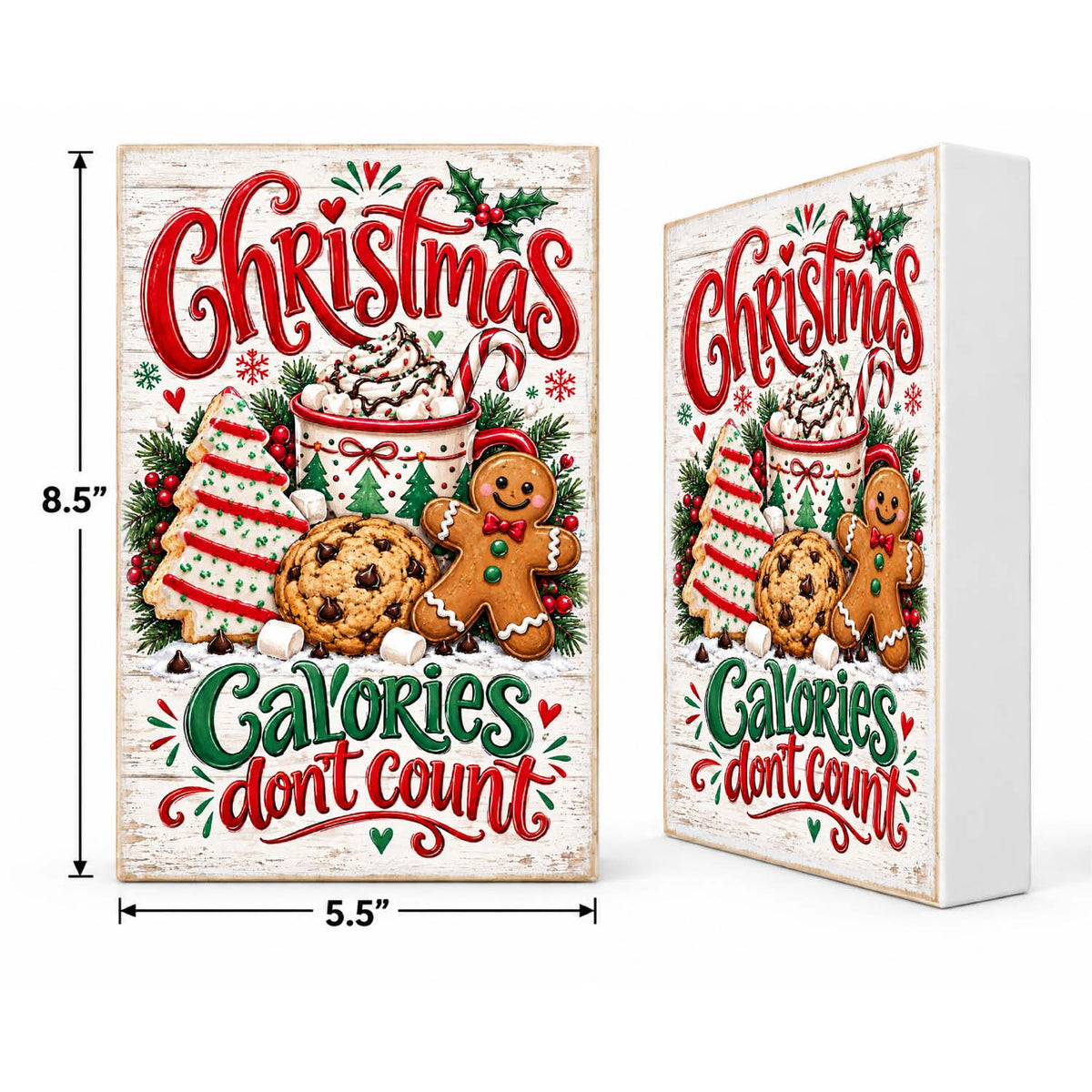 Mix & Match Christmas Block 2 for $20- Christmas Calories Don't Count