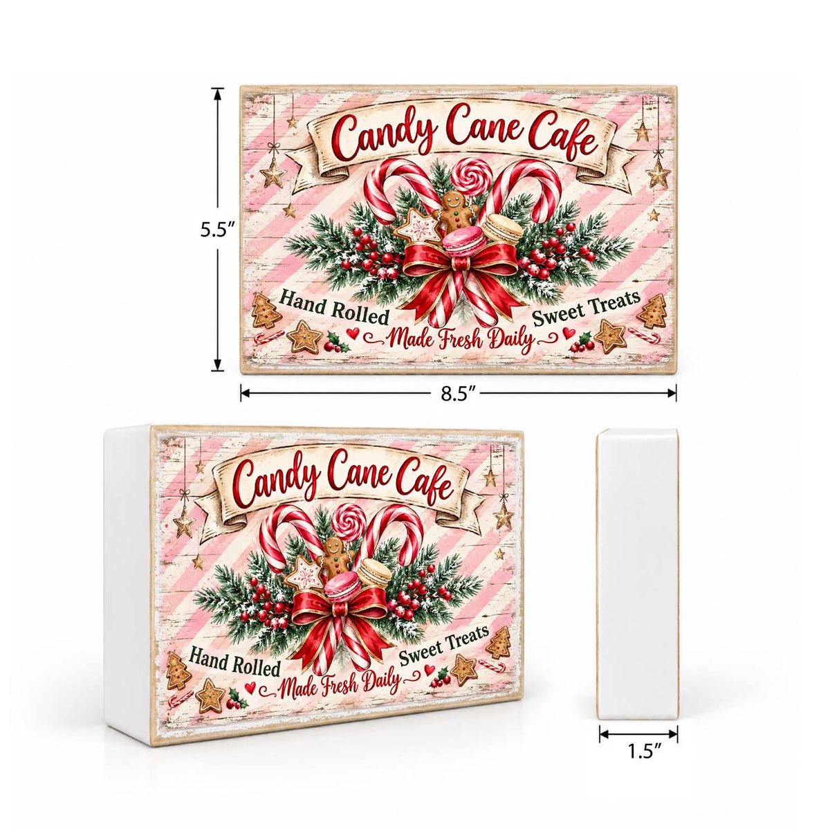 Mix & Match Christmas Block 2 for $20- Candy Cane Cafe