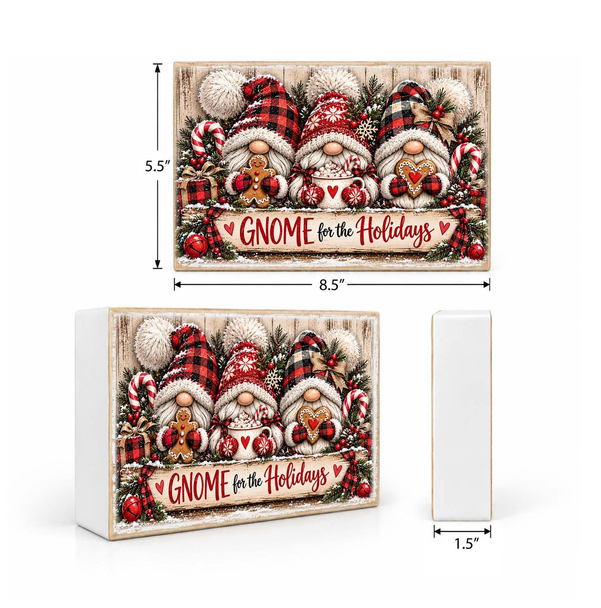 Mix & Match Christmas Block 2 for $20- Gnome for the Holidays