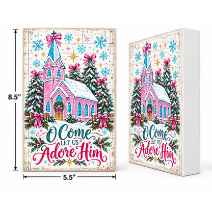 Mix & Match Christmas Block 2 for $20- O Come let us Adore Him