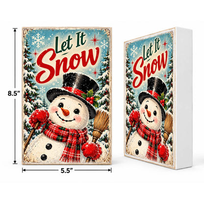Mix & Match Christmas Block 2 for $20- Retro Snowman Let it Snow
