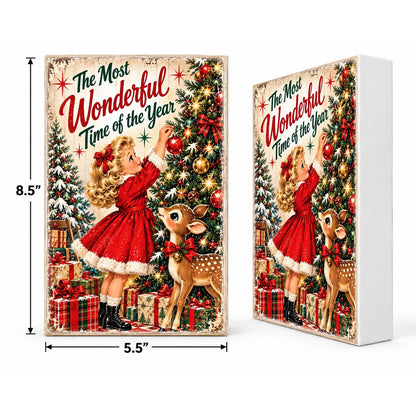 Mix & Match Christmas Block 2 for $20- Retro The Most Wonderful Time of the Year
