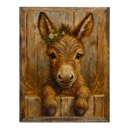 ARTISTIC SERIES TIMBERLAND-CUTE DONKEY FLORALS