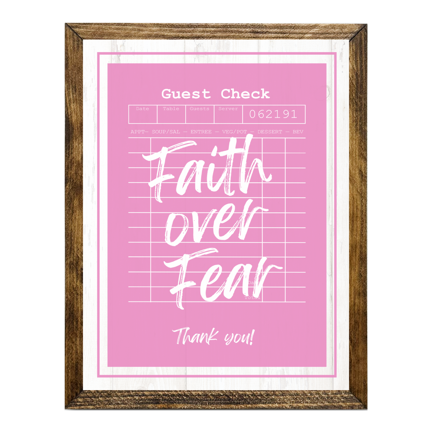 TIMBERLAND "GUEST CHECK SERIES"- FAITH OVER FEAR