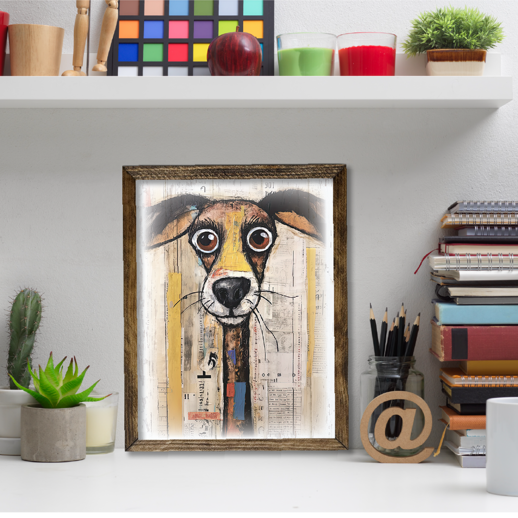 TIMBERLAND FRAME DOG ARTWORK