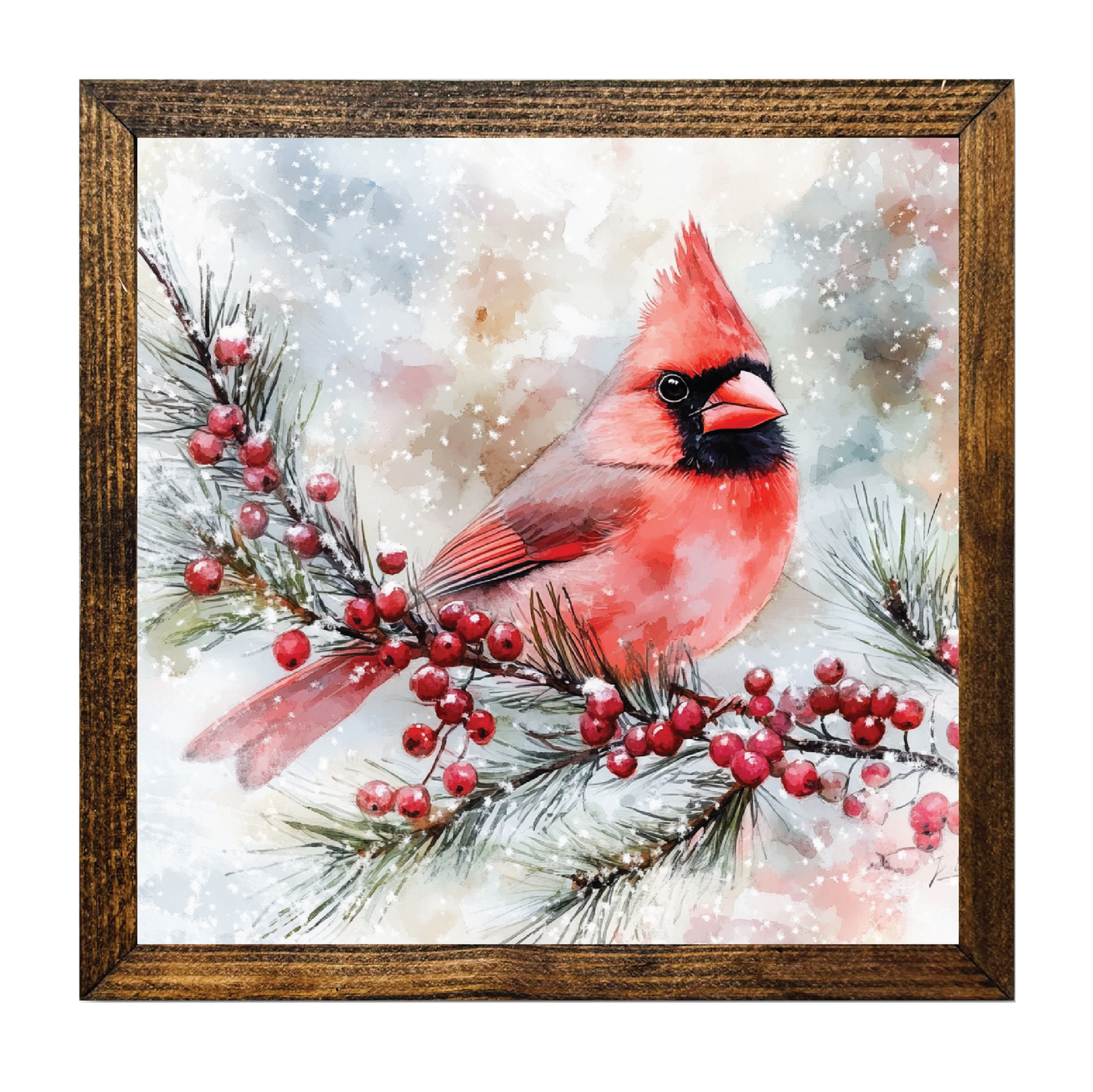 ARTISTIC SERIES TIMBERLAND- SWEET WATERCOLOR CARDINAL