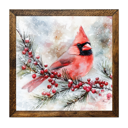 ARTISTIC SERIES TIMBERLAND- SWEET WATERCOLOR CARDINAL