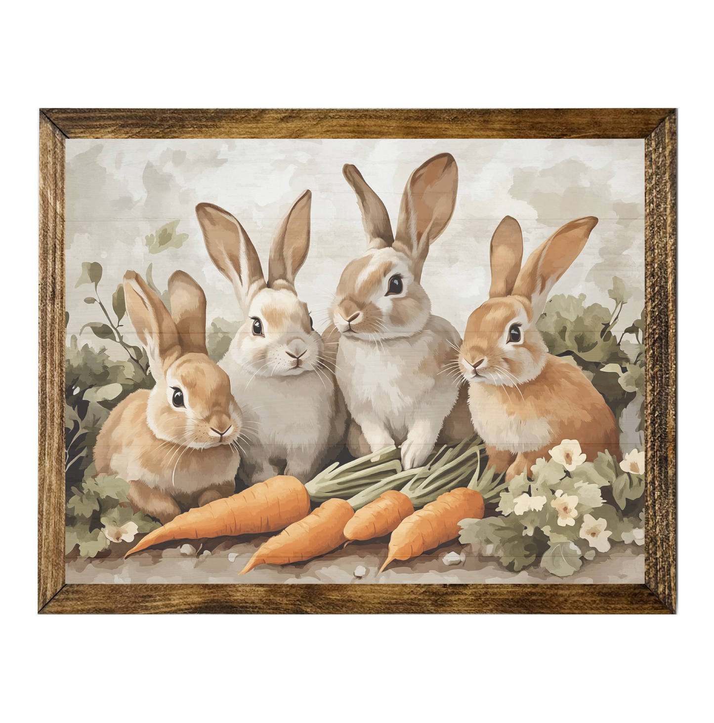 TIMBERLAND FRAME FOUR BUNNIES MEAL TIME CARROTS