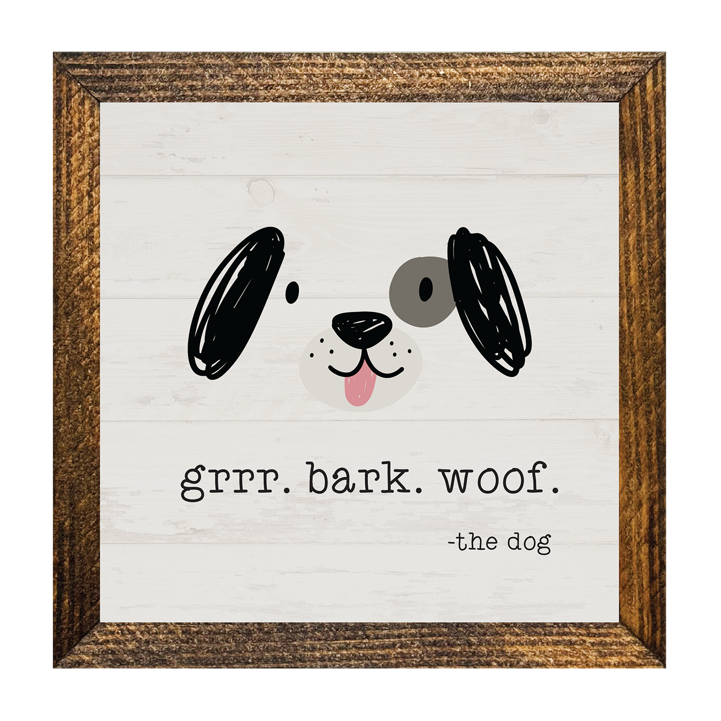 TIMBERLAND FRAME GRRR. BARK. WOOF.