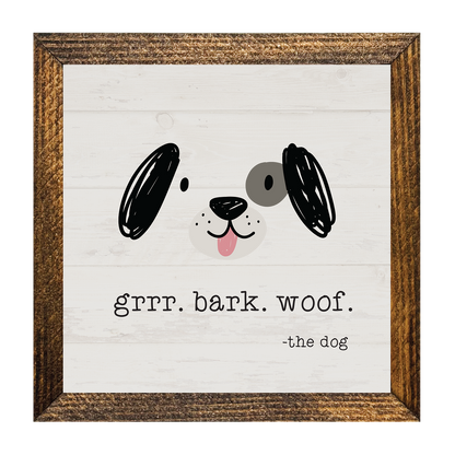 TIMBERLAND FRAME GRRR. BARK. WOOF.