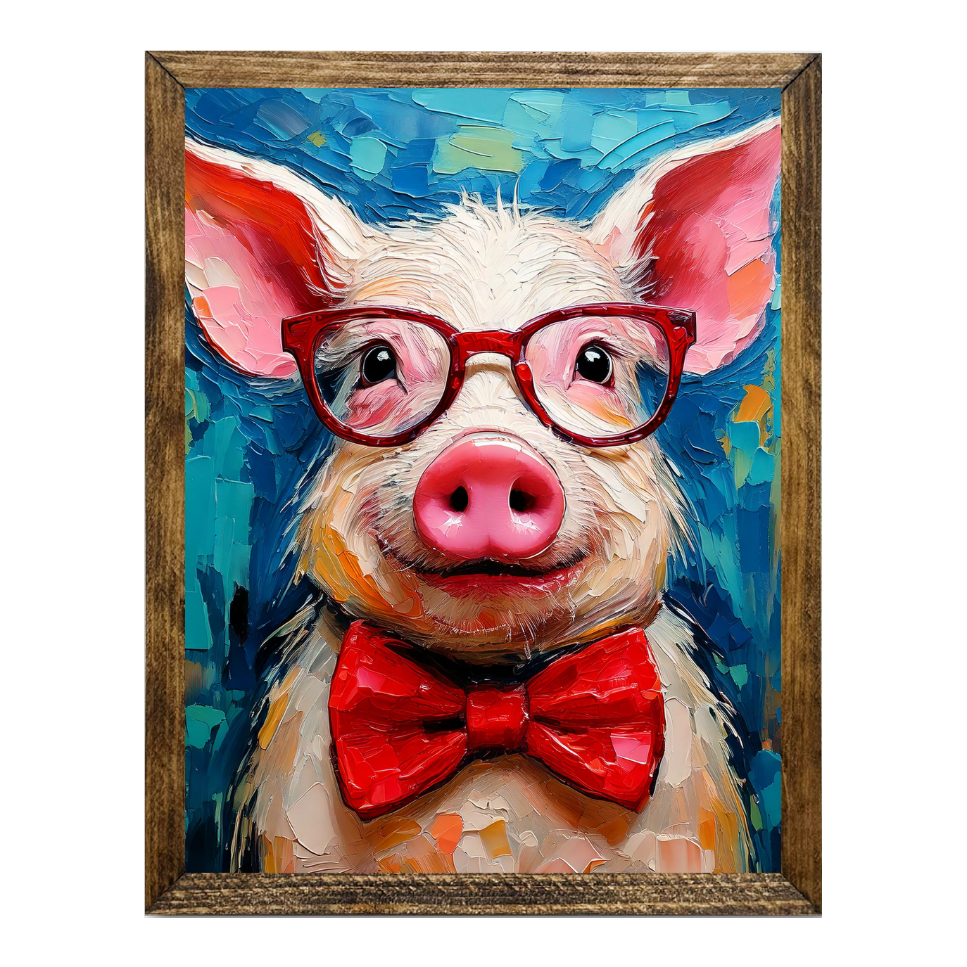 ARTISTIC SERIES TIMBERLAND- ANIMALS WITH GLASSES PIGGY