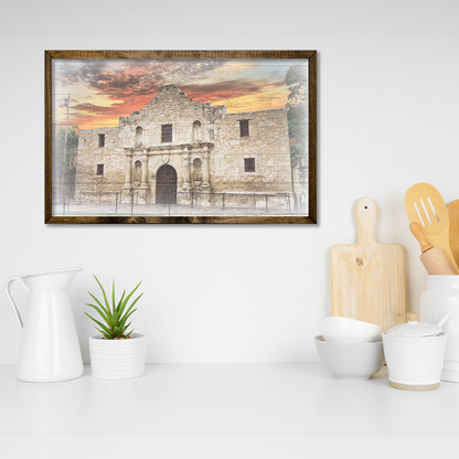 TIMBERLAND FRAME ALAMO ART PRINT