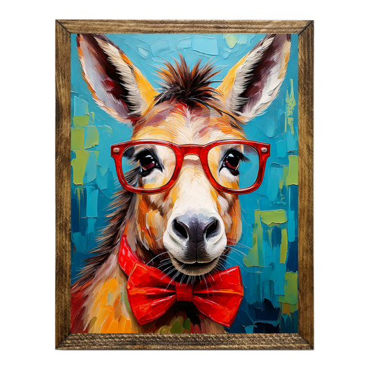 ARTISTIC SERIES TIMBERLAND- ANIMALS WITH GLASSES DONKEY