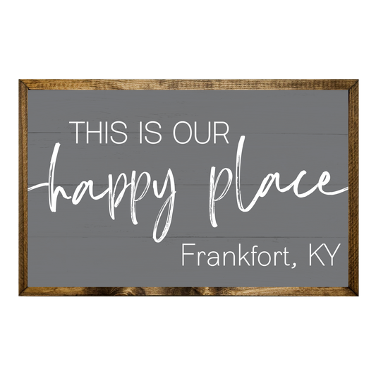 TIMBERLAND FRAME "LOVE YOUR TOWN SERIES" HAPPY PLACE CITY ST