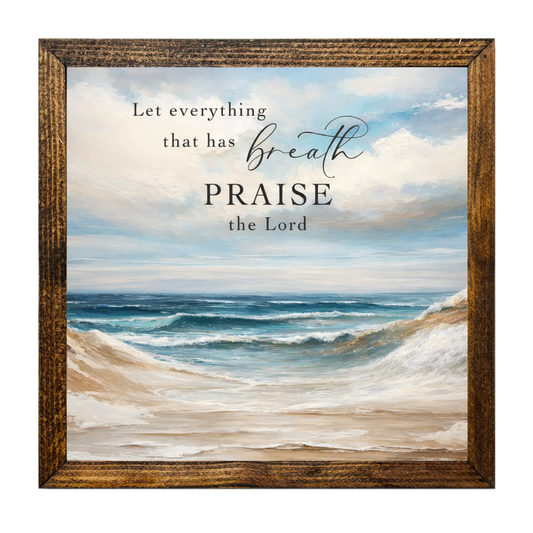 TIMBERLAND FRAME LET EVERYTHING PRAISE THE LORD