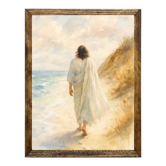 ARTISTIC SERIES TIMBERLAND-JESUS WALKING ON BEACH