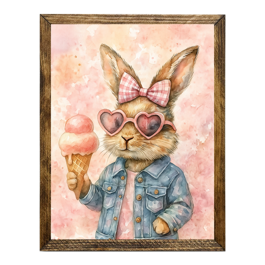 ARTISTIC SERIES TIMBERLAND-BUNNY ICE CREAM FUN