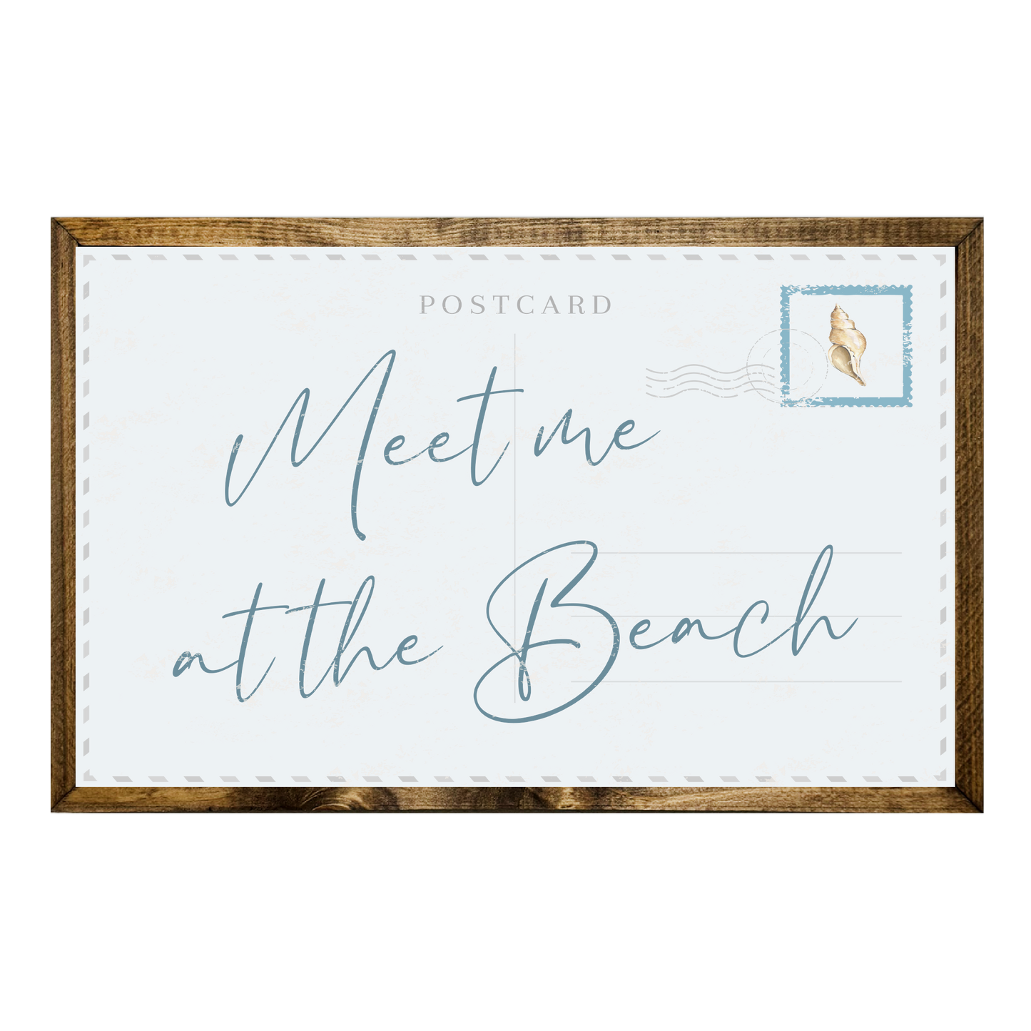 TIMBERLAND FRAME MEET ME AT THE BEACH POSTCARD