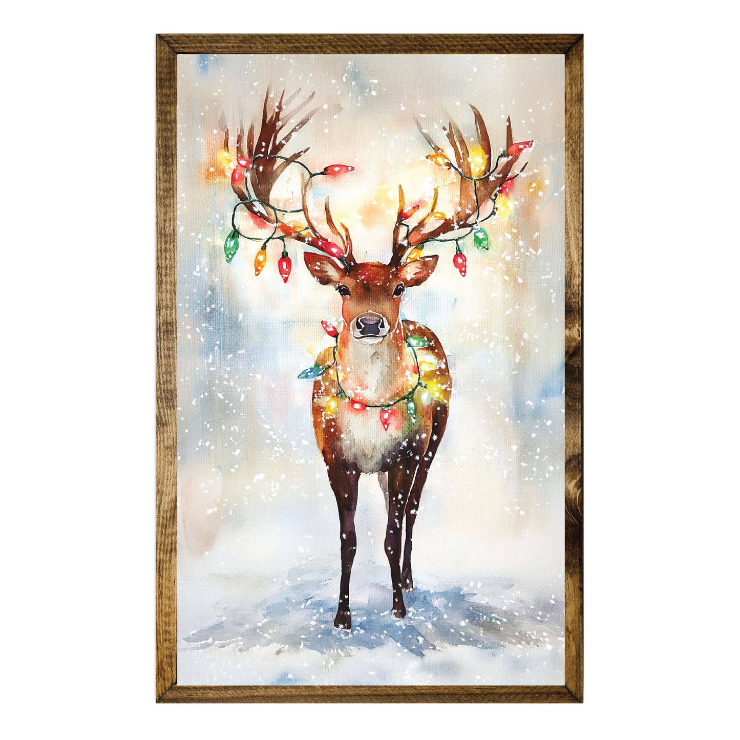ARTISTIC SERIES TIMBERLAND-DEER CHRISTMAS LIGHTS IN ANTLER2