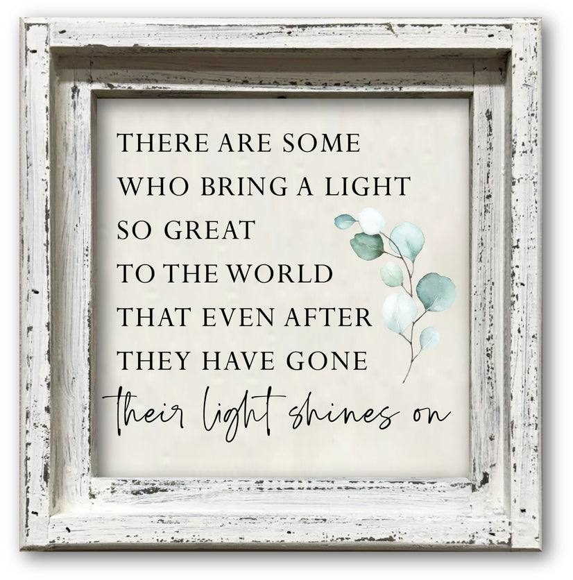 FRAMED CANVAS SO GREAT...THEIR LIGHT SHINES ON