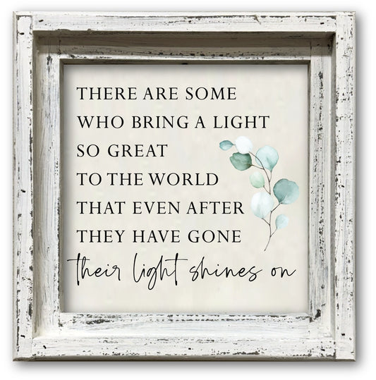 FRAMED CANVAS SO GREAT...THEIR LIGHT SHINES ON