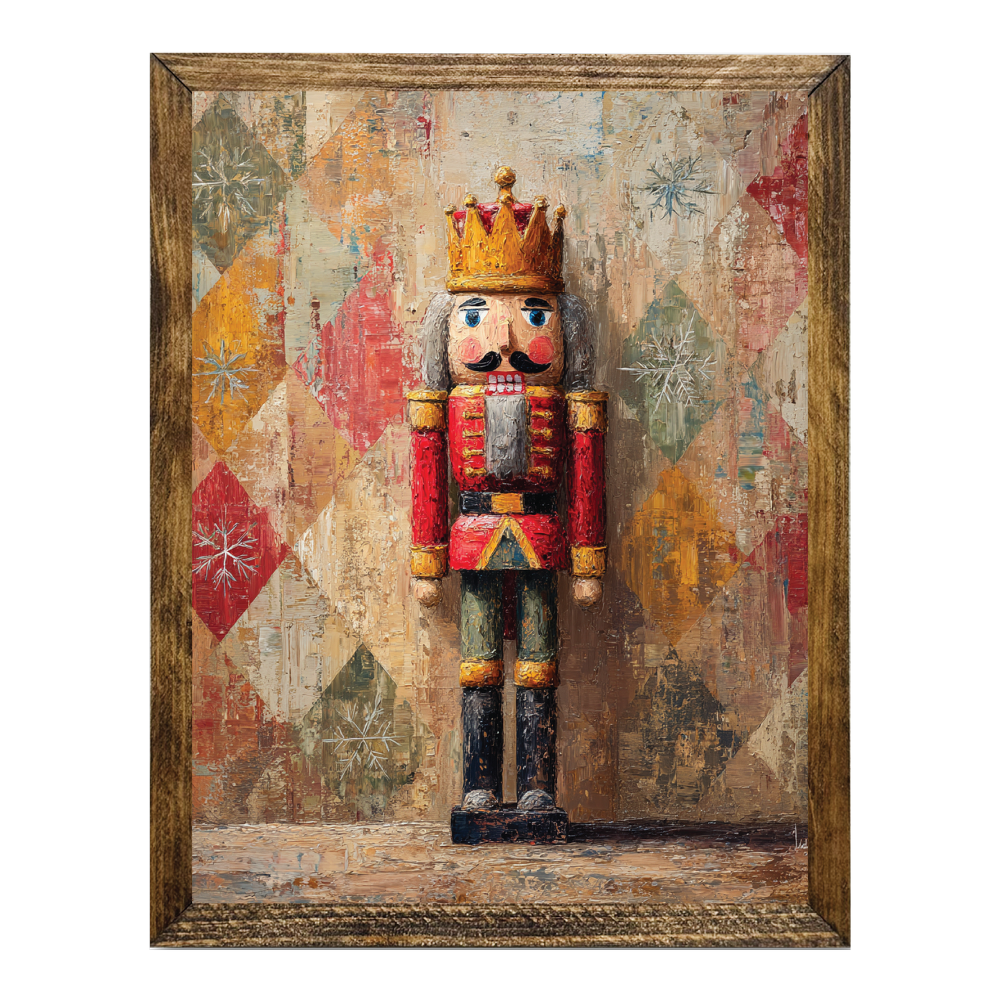 ARTISTIC SERIES NUTCRACKER ART-TRADITIONAL DARK COLOS GEO