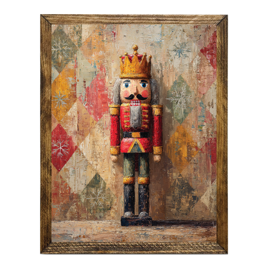 ARTISTIC SERIES NUTCRACKER ART-TRADITIONAL DARK COLOS GEO