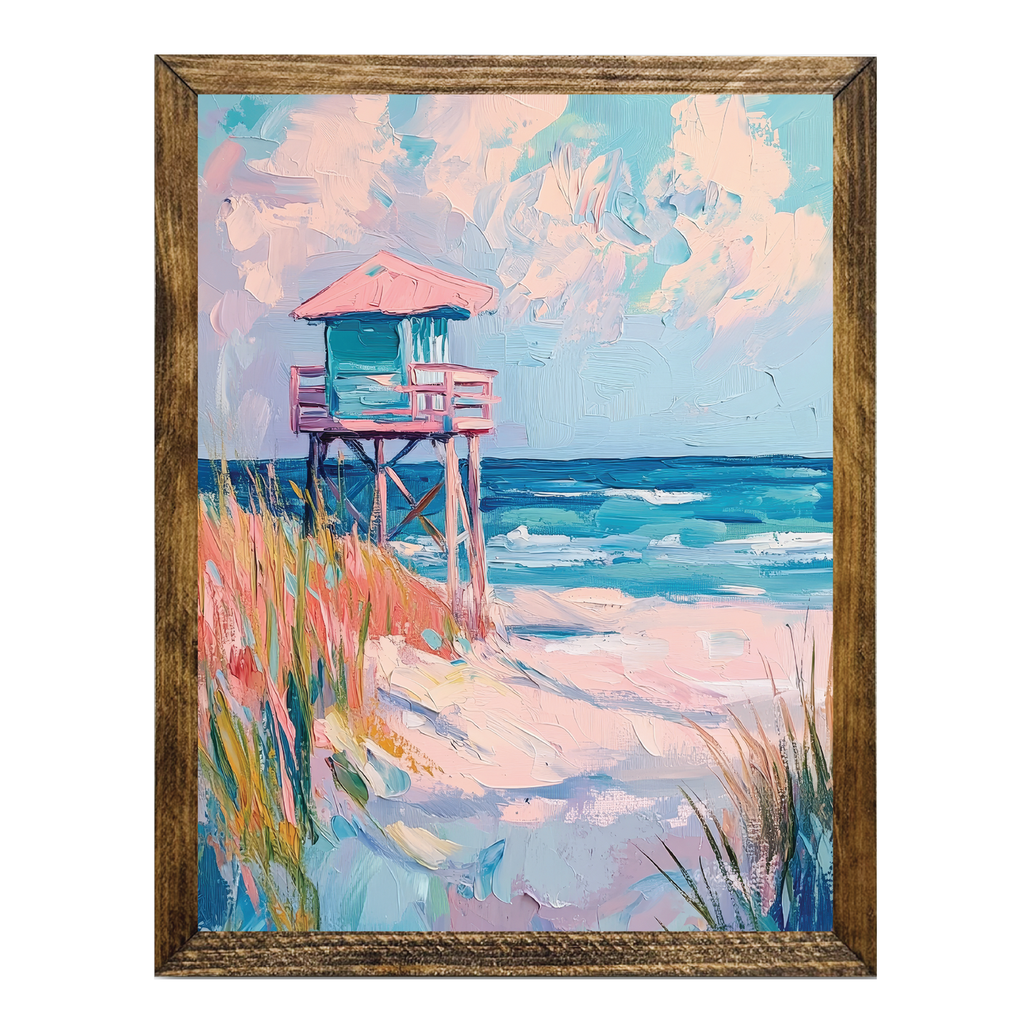 ARTISTIC SERIES TIMBERLAND-MODERN PASTEL LOOKOUT TOWER